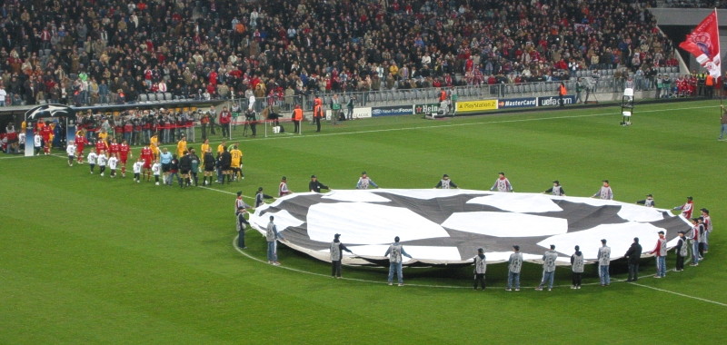 FC Barcelona v Juventus in a champions league match