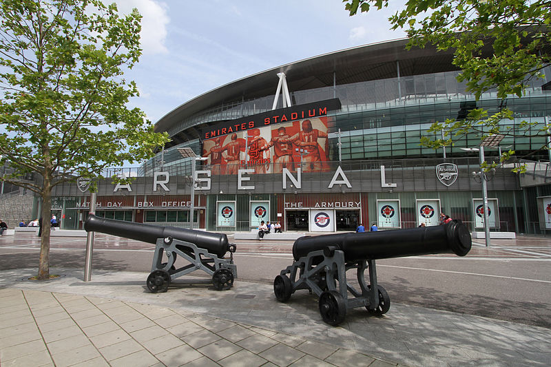 File:Emirates Stadium - canons.jpg