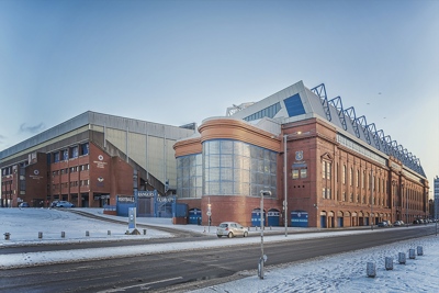 Ibrox in Snow