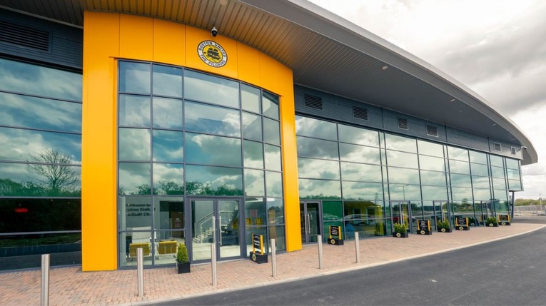 Boston Community Stadium Main Entrance