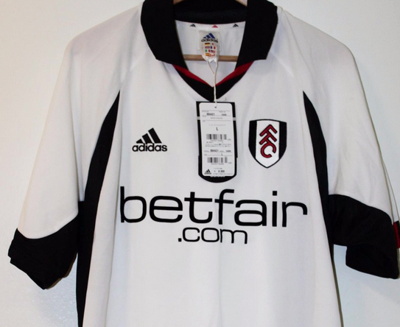 fulham fc shirt sponsored by betfair