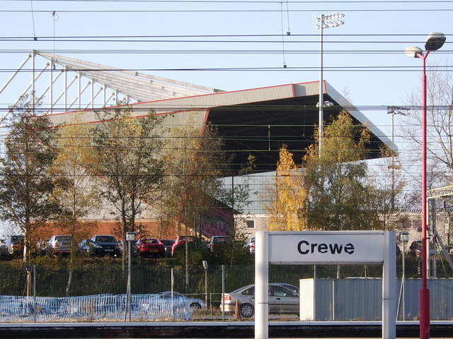 View FromCrewe Rail Station