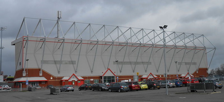 Exterior of the Alexandra Stadium