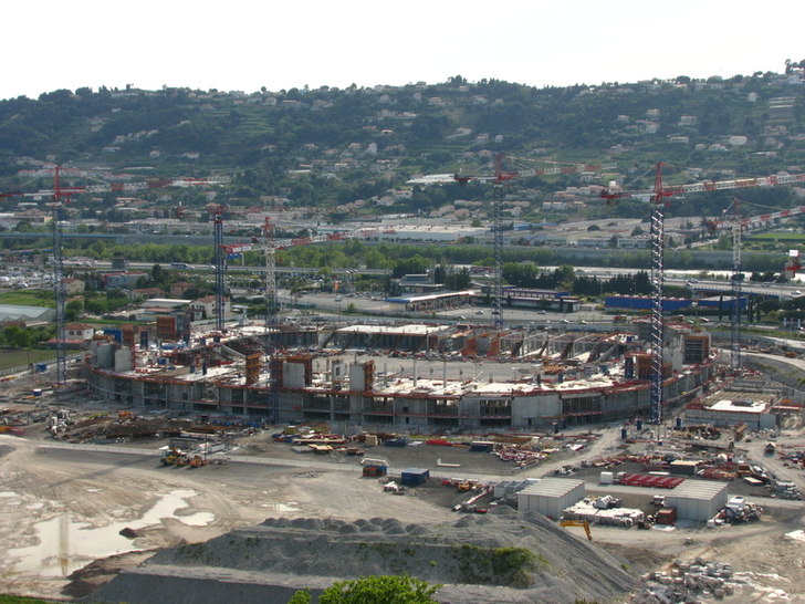 Allianz Riviera under construction April 2012