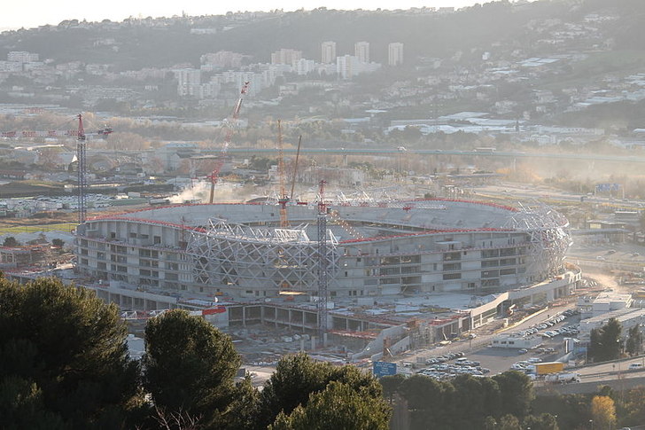 Allianz Riviera under construction Jan 2013