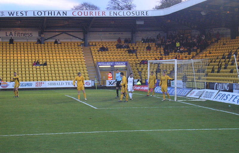 Corner At Almondvale Stadium