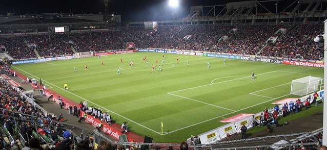 View from stands