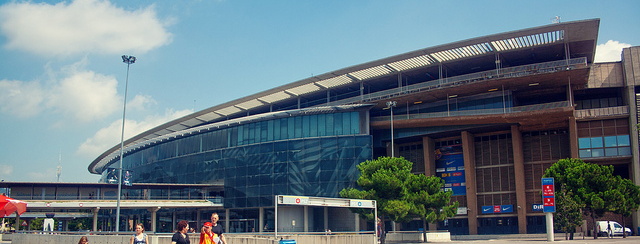 Exterior of the Nou Camp