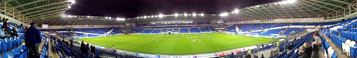 Panoramic view from stands