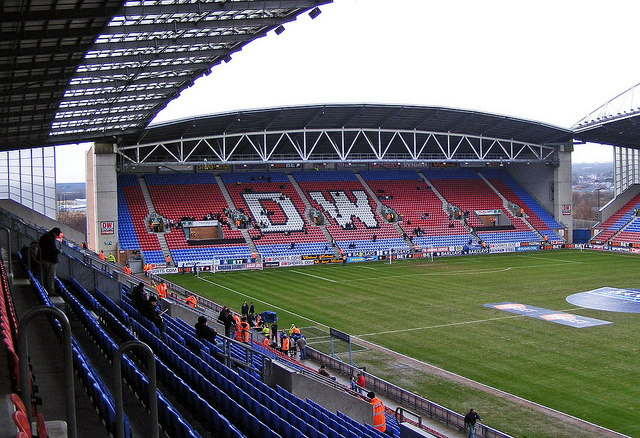 View of the stands