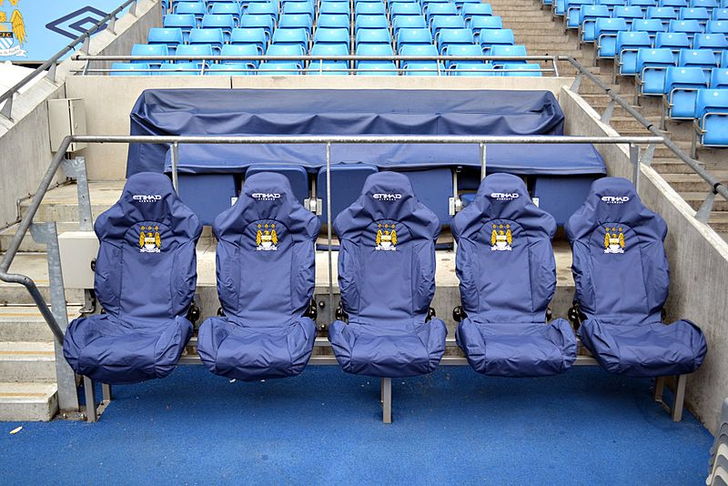 Manchester City Dugout