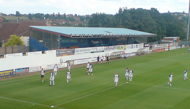 View of the stands