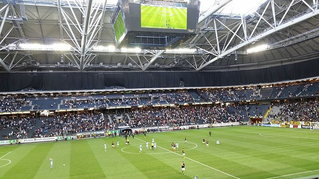 View of the stands