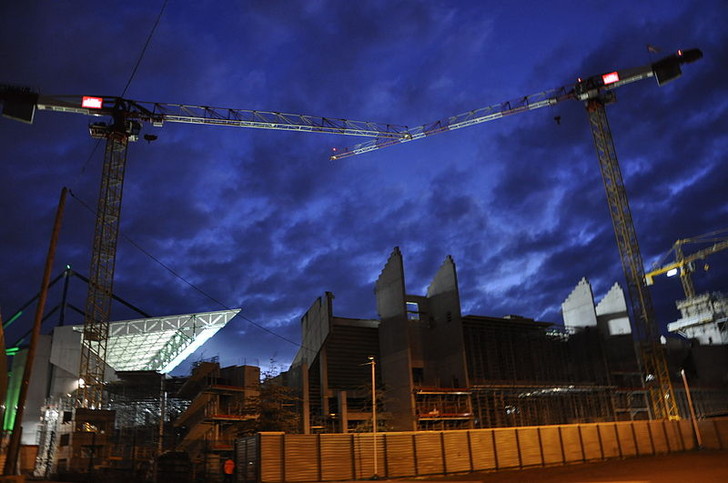 Stadium During Reconstruction