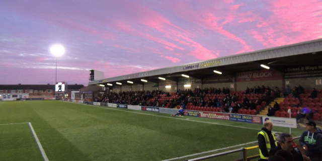 View of the stands