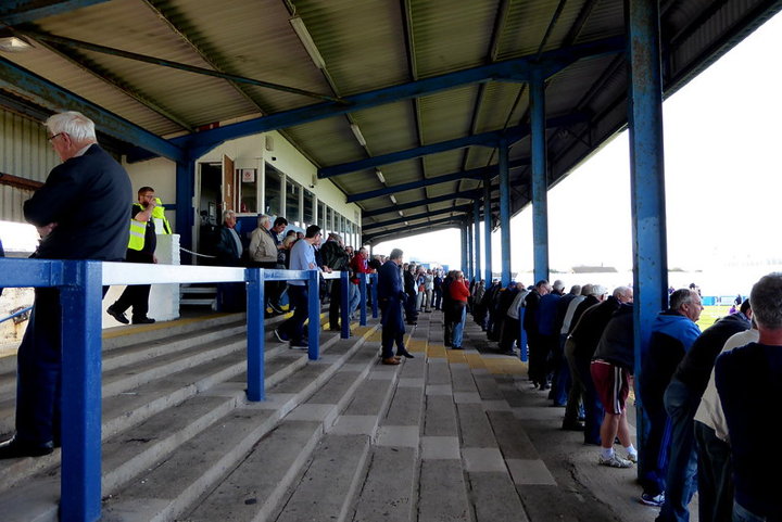 Barrow Fans on the Terraces