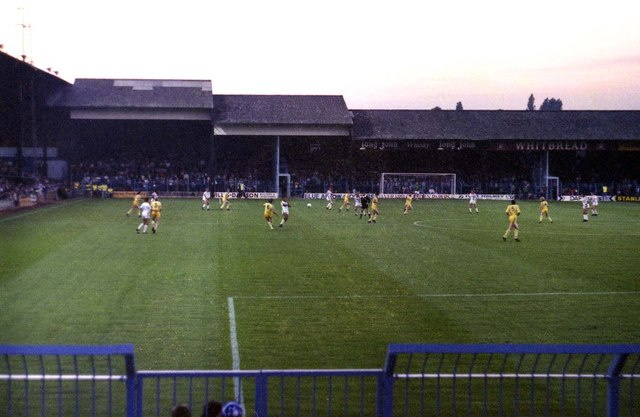 The Oak Road End in 1980