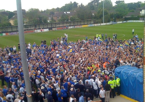 play-off win over Staines Town