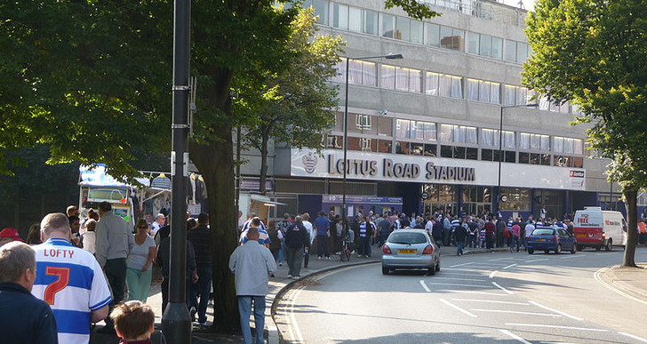 Road leading to Loftus Road Stadium