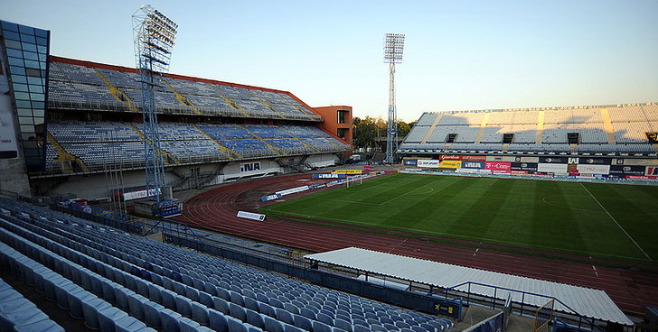 View of the stands