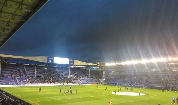 Pitch Under Floodlights