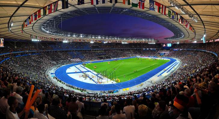 Stadium At Night