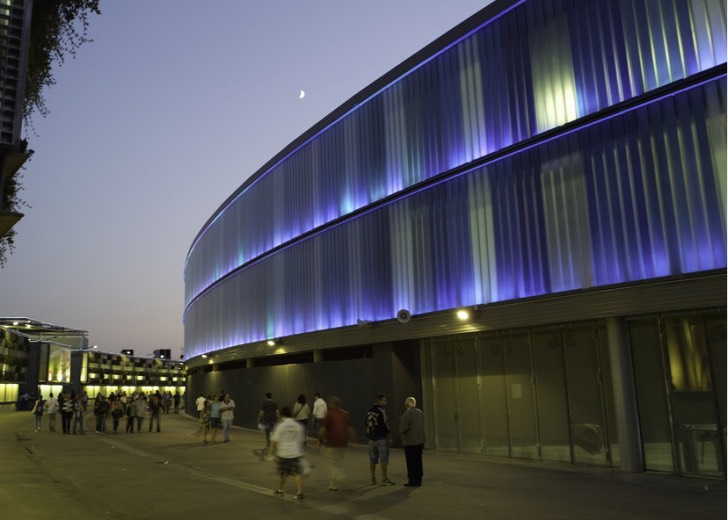 Outside The Stadium As Dusk Settles