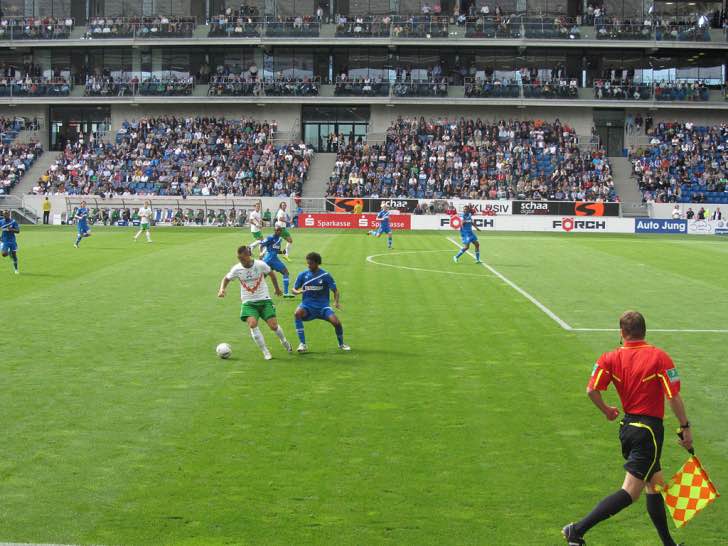 Supporters Watch The Team