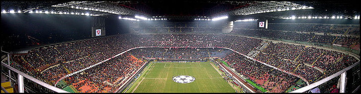 Panoramic view of the San Siro