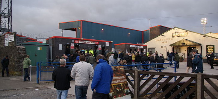 Entrance to South and West stands