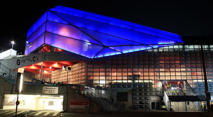 St Jakob-Park Lit Up