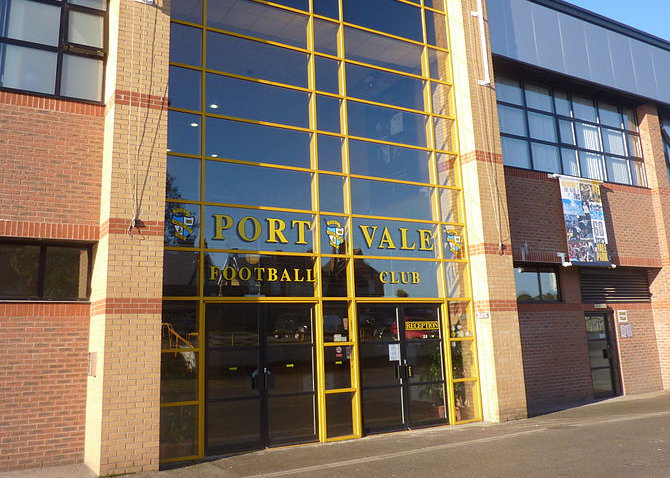 Entrance to Vale park