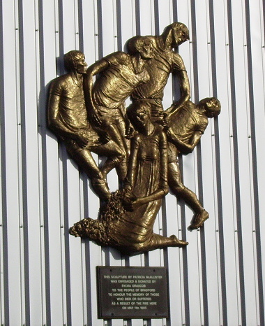 Fire memorial at Valley Parade