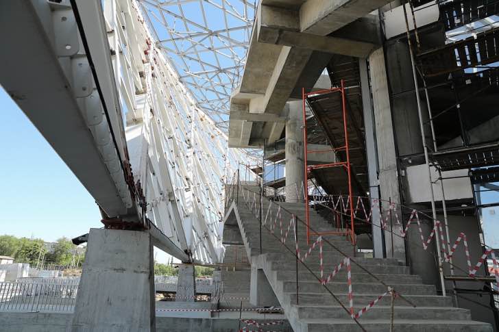 Steps Outside The Stadium