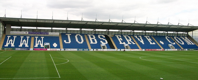 View of the stands