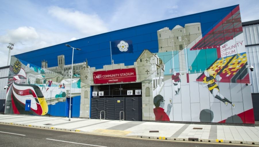 LNER Stadium Mural