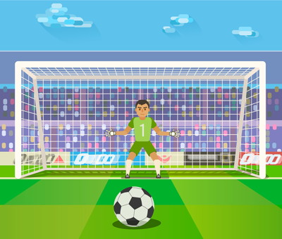 penalty kick graphic