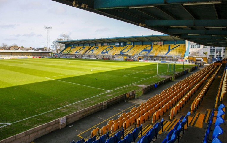 Plainmoor Stadium Main Stand