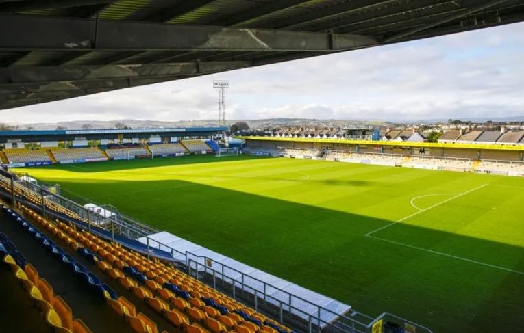 Plainmoor Stadium View from the Stands