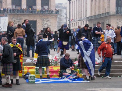 Scoland Fans Tartan Army