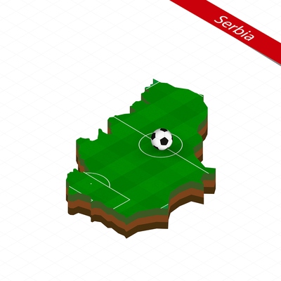 Serbia Football Map