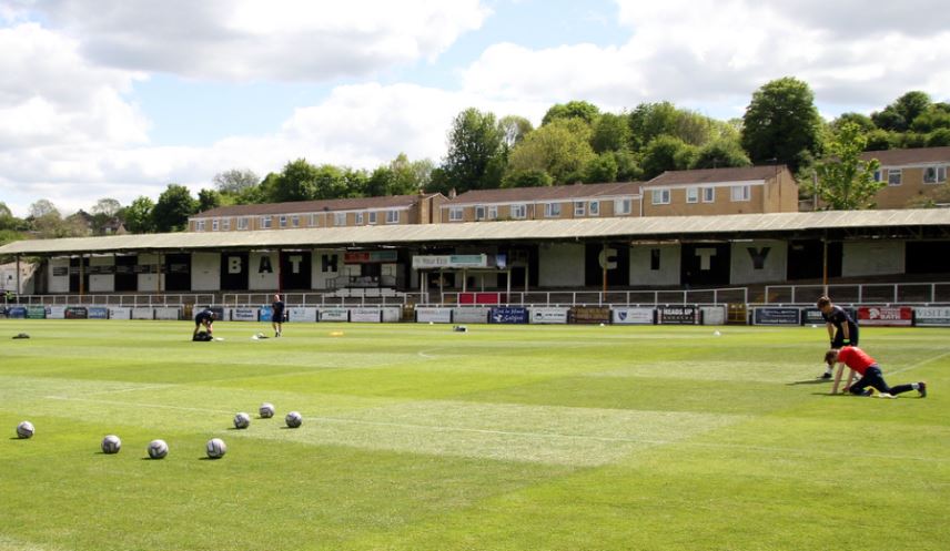 Twerton Park Stadium, Bath - The Popular Side